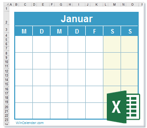 Excel Kalender