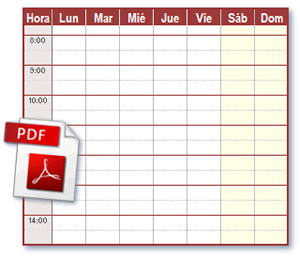 Horario PDF