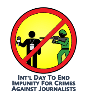 International Day to End Impunity for Crimes against Journalists